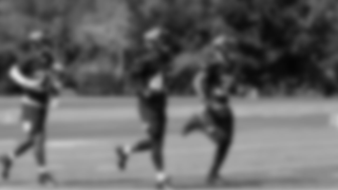 DBs Marquise Blair, Lano Hill, and DeShawn Shead