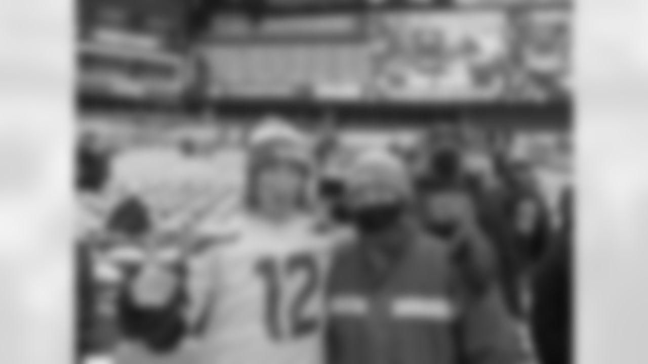Seattle Seahawks fans attend a snowy Week 16 game vs. the Chicago Bears on December 26, 2021 at Lumen Field.