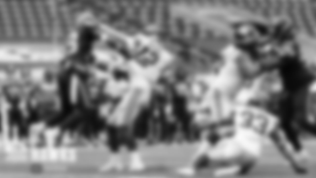 Seahawks safety Jamal Adams sacks Giants quarterback Colt McCoy as teammate Jarran Reed applies pressure as well.