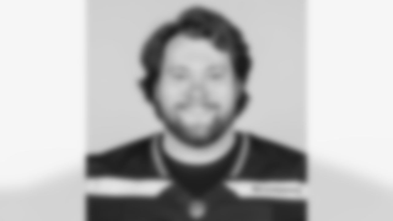 63 C Evan Brown is in his sixth season in the NFL and his first season with the Seahawks.