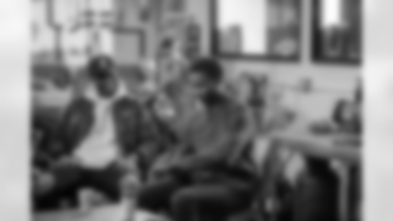 Seahawks legends discuss various real word topics at Two Kick Coffee in Seattle for a new video series, "Talking Shop."