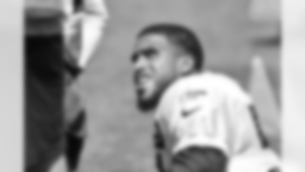 Seahawks linebacker Bobby Wagner (54) at practice Sunday at the Virginia Mason Athletic Center in Renton, Wash. on Aug. 15, 2023.