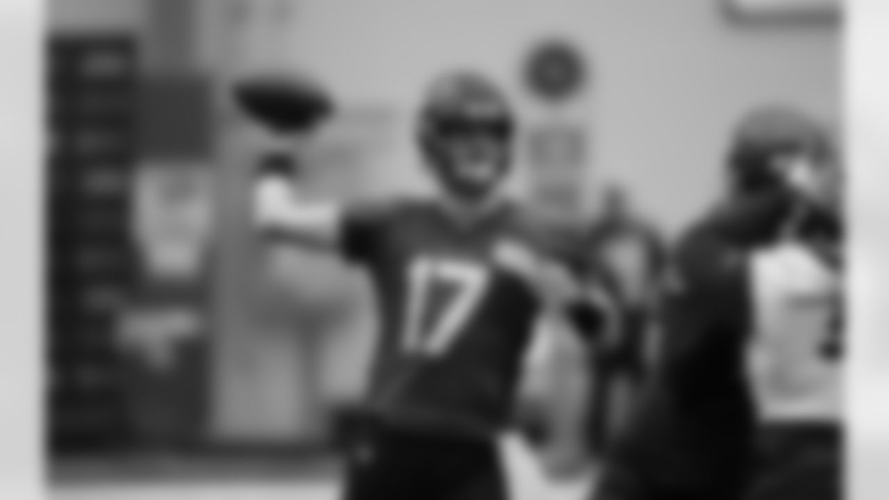 The Seattle Seahawks practice at the Virginia Mason Athletic Center in Renton on December 29, 2022.