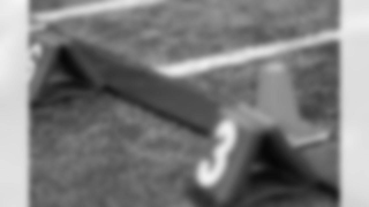 A detailed shot of the NFL Scouting Combine equipment is seen during the 2023 Scouting Combine on Thursday, March 2, 2023 in Indianapolis, Indiana. (Ben Liebenberg/NFL)