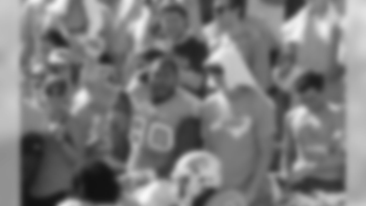 North Carolina's Nazair Jones (90) sits with fans prior to an NCAA college football game against Pittsburgh in Chapel Hill, N.C., Saturday, Sept. 24, 2016. (AP Photo/Gerry Broome)