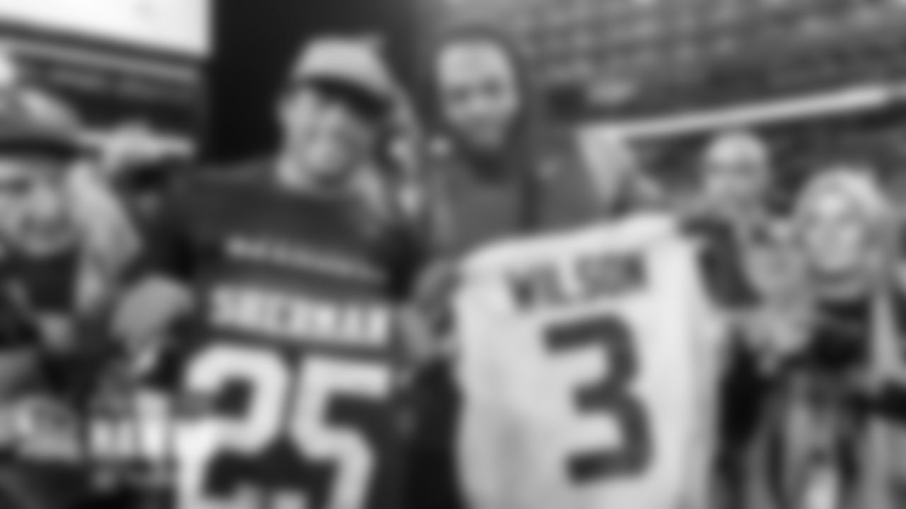 Seahawks quarterback Russell Wilson and 49ers cornerback Richard Sherman, both former teammates in Seattle, traded signed jerseys after the game.