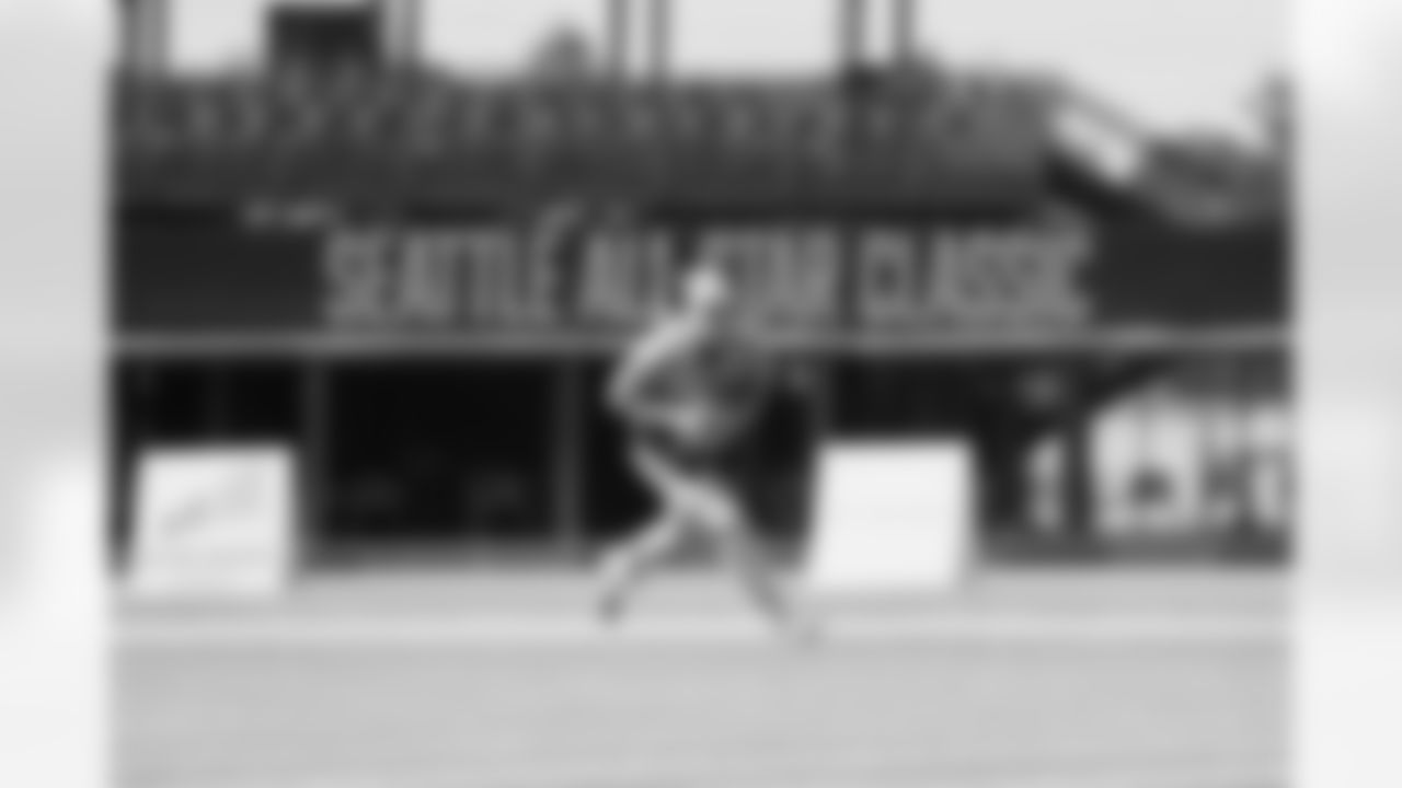 Seahawks quarterback Geno Smith hosted the 2023 Seattle All-Star Classic on June 24, 2023 at Cheney Stadium.