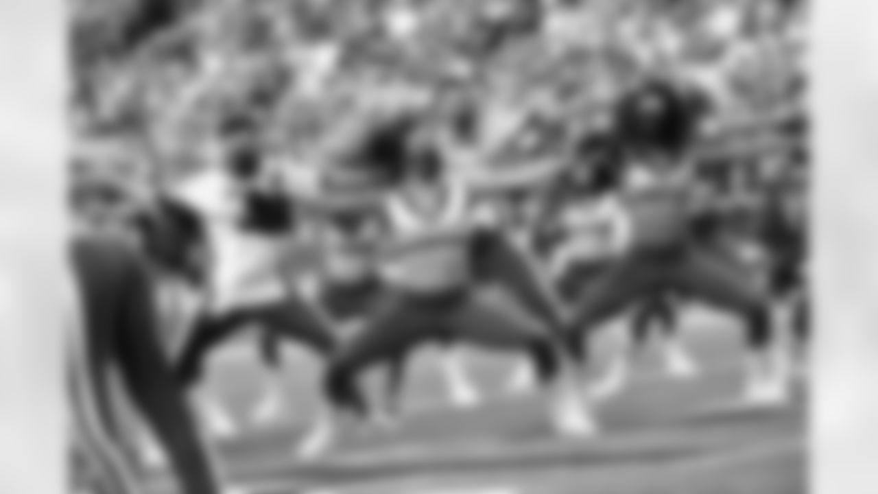 Seahawks Dancers perform during preseason week 3 vs. the Los Angeles Chargers at Lumen Field.