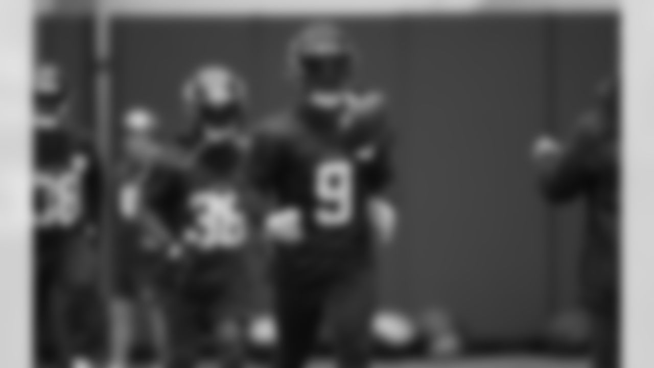 The Seattle Seahawks practice at the Virginia Mason Athletic Center in Renton on December 29, 2022.