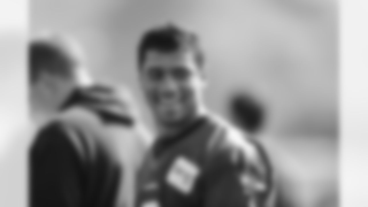Photos of Seattle Seahawks quarterback Russell Wilson during his rookie season in 2012.