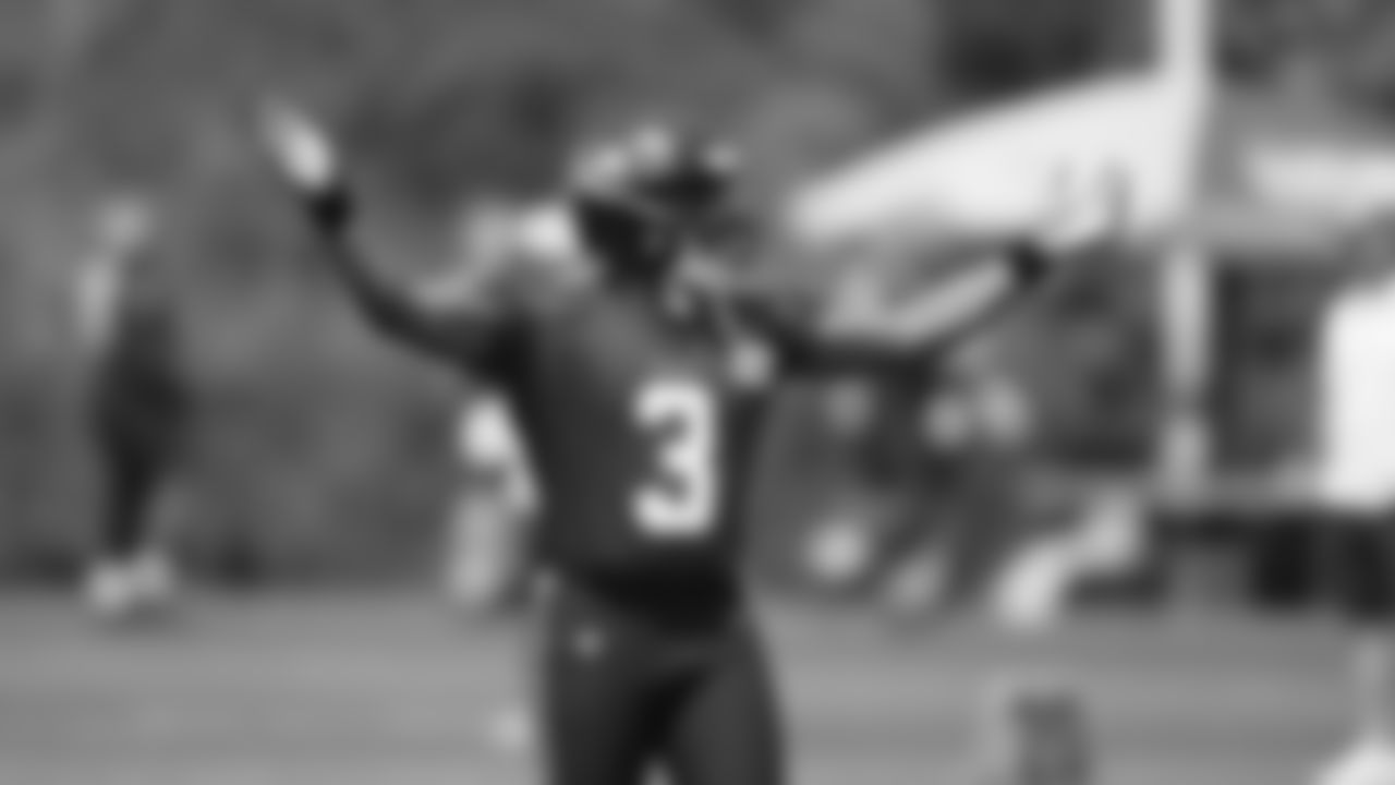 The Seattle Seahawks took the field for their fourth practice of Seahawks Training Camp, presented by Safeway, at Renton's Virginia Mason Athletic Center on August 2.