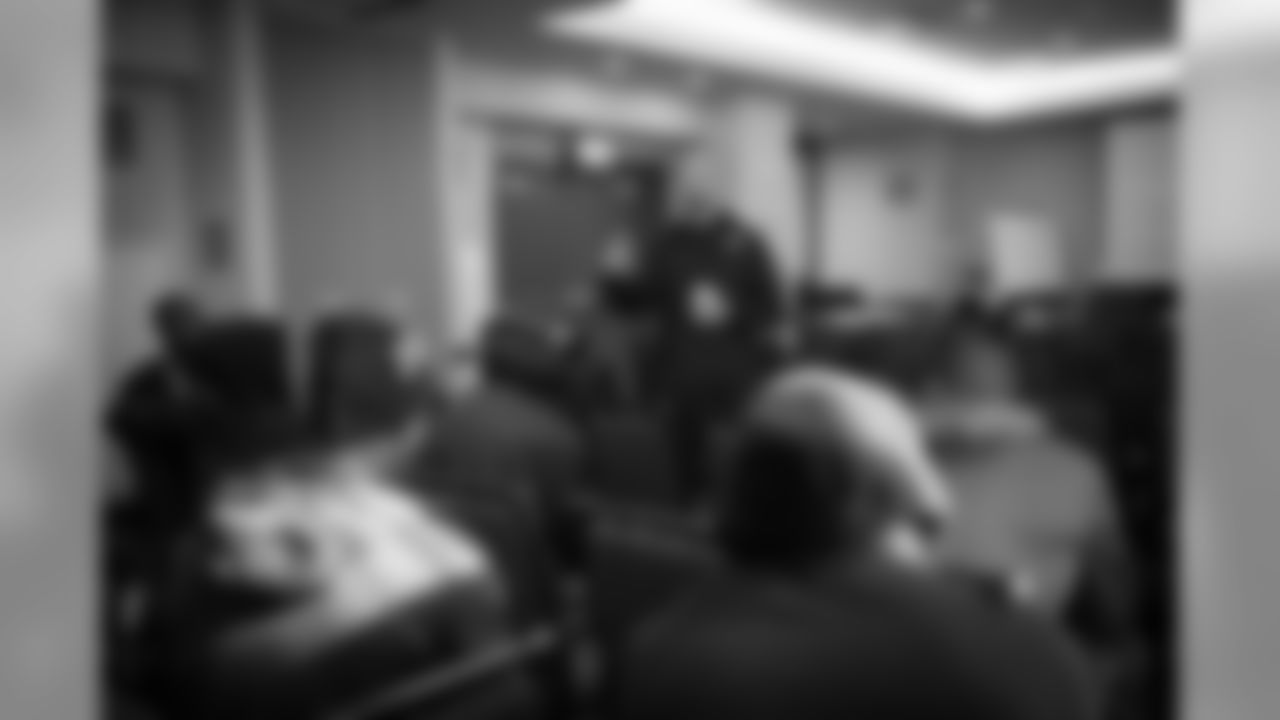 It's now 11am and defensive backs coach Kris Richard gathers the Legion of Boom in a meeting room for their final instructions. His message is simple -- "Today, just be you." He tells them they don't need a walk-thru, that they are ready to go. After a quick huddle, the players go their separate ways for a few hours before the pre game meal.