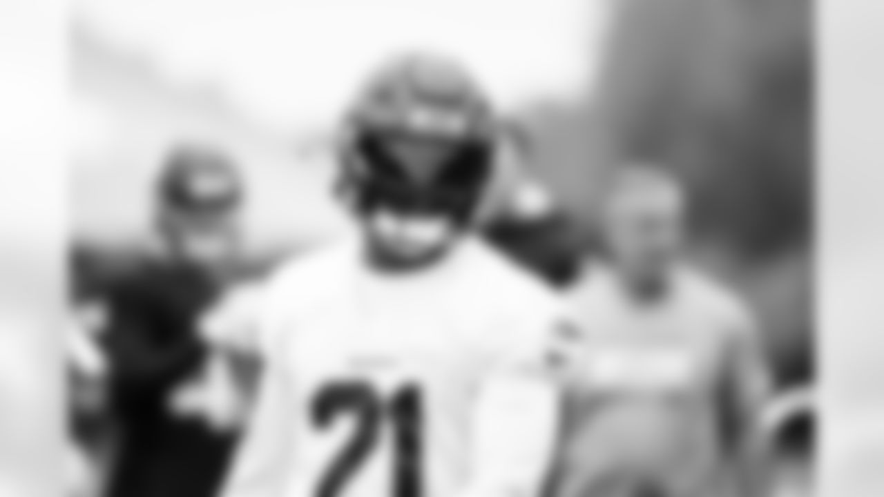 Seahawks hit the field for their eighth OTA pratice of the offseason on June 13, 2023 at the Virginia Mason Athletic Center.