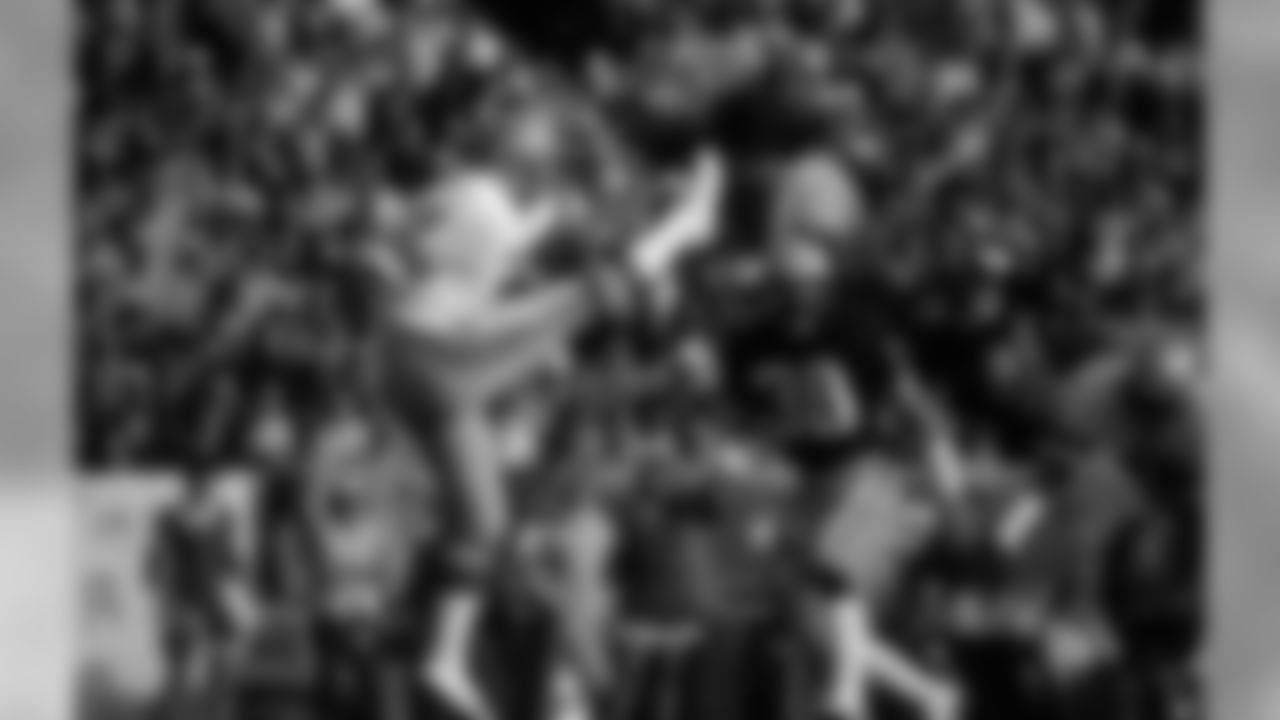 Seattle Seahawks punter Jeff West (8) punts during an NFL game against the Green Bay Packers in Green Bay on November 1, 1981. The Packers defeated the Seahawks 34-24. (AP Photo/Vernon Biever)