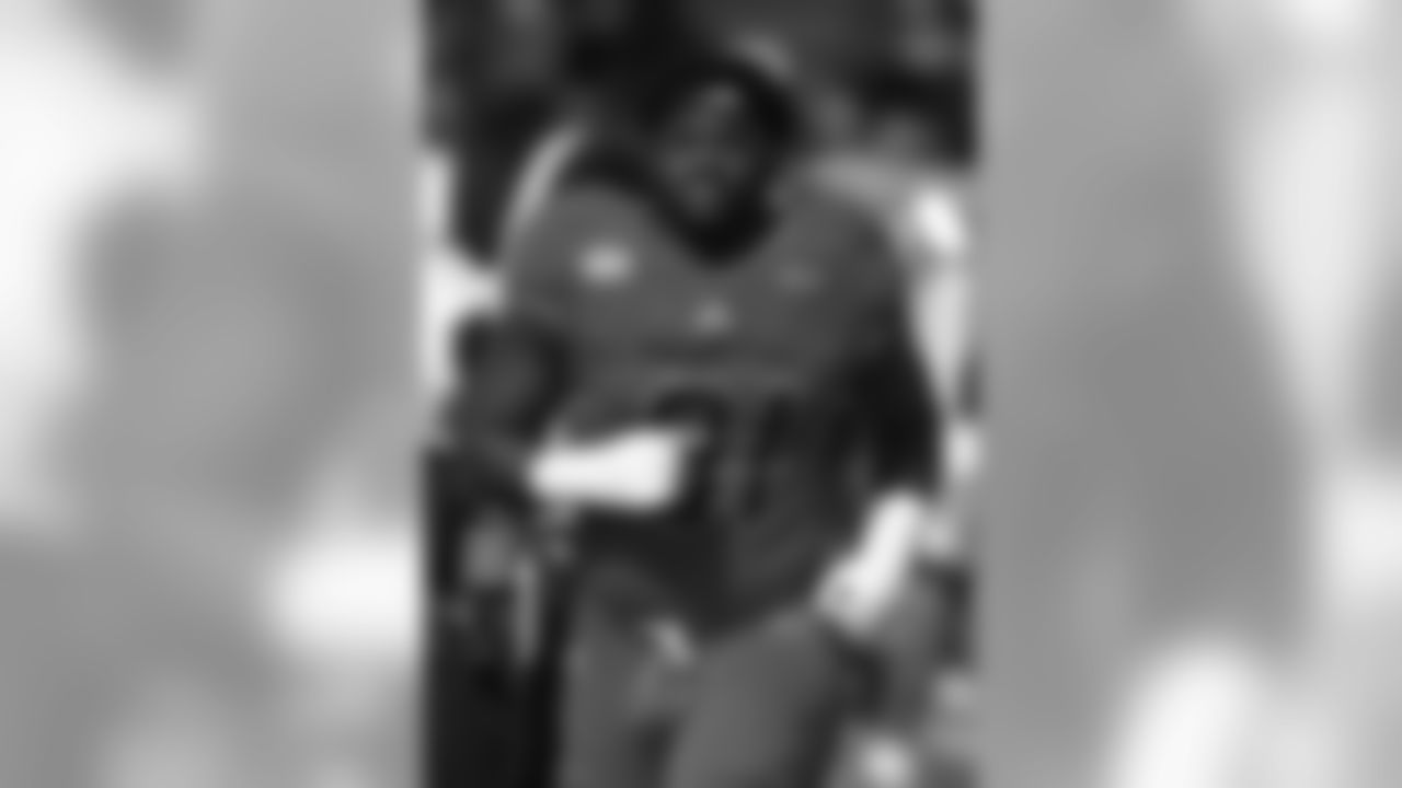 North defensive end L.J. Collier of TCU (91) before the start of the Senior Bowl college football game, Saturday, Jan. 26, 2019, in Mobile, Ala. (AP Photo/Butch Dill)