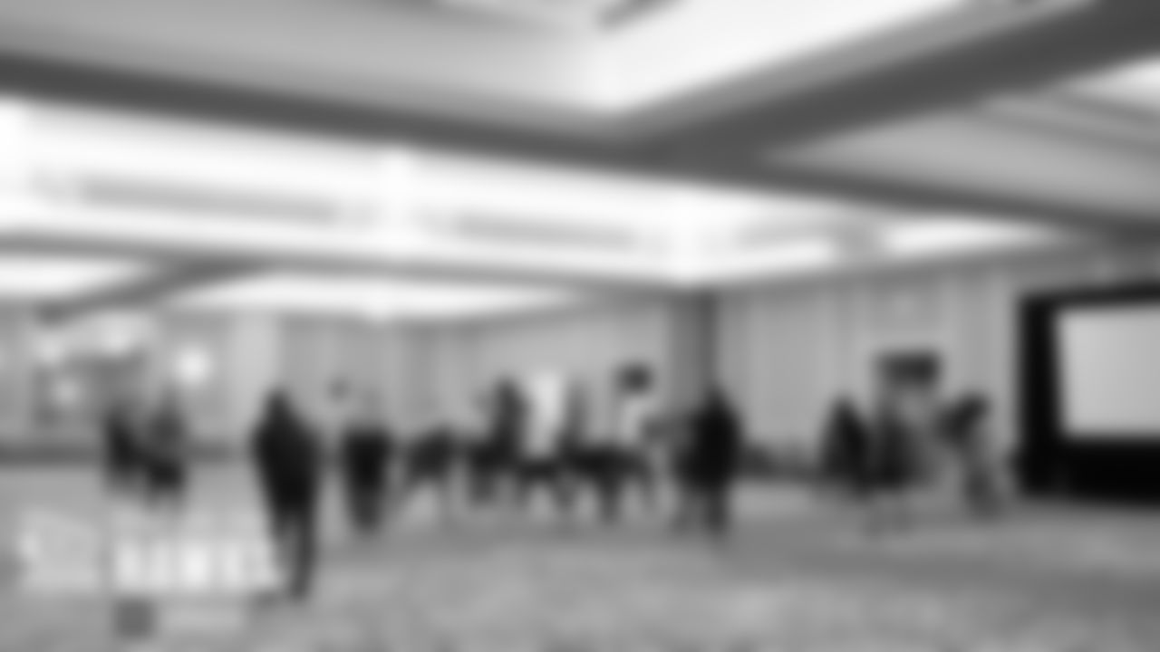 The Seahawks underwent a brief walkthru in the their team hotel on the morning of the game.