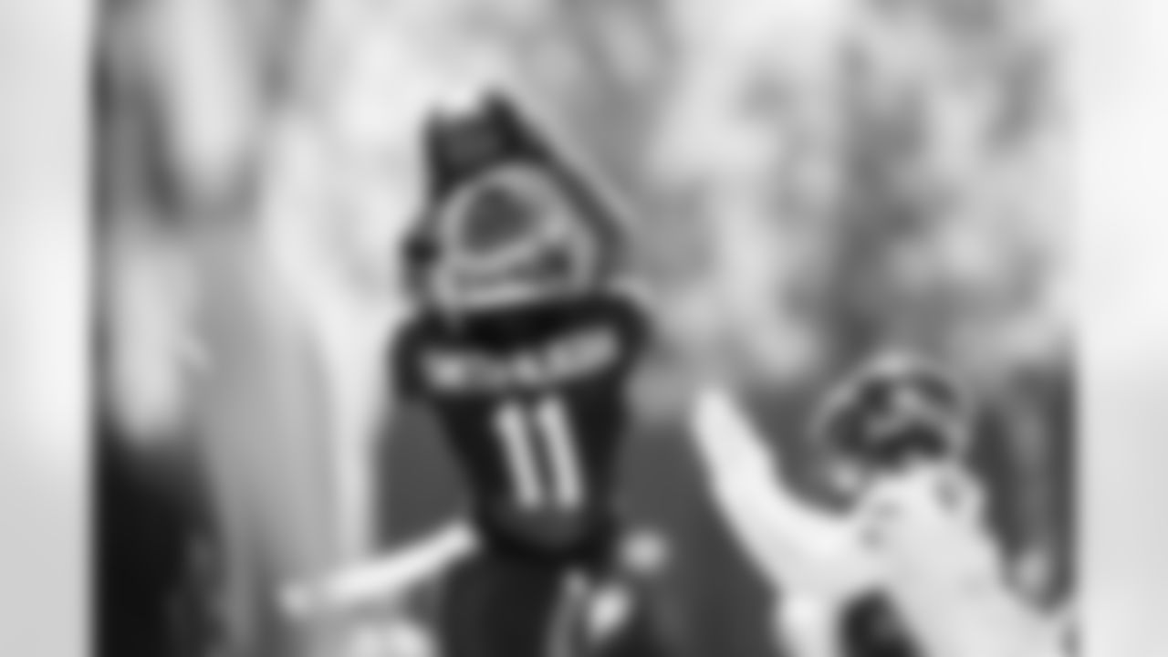 Seahawks wide receiver Jaxon Smith-Njigba (11) and cornerback Devon Witherspoon (21) practiced on Tuesday, August 1, 2023 at the Virginia Mason Athletic Center in Renton, Wash.