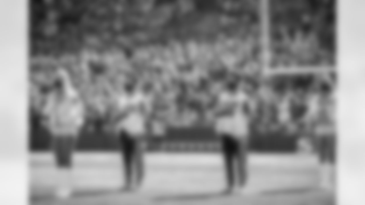 Seahawks Dancers perform during preseason Week 2 vs. the Tennessee Titans at Lumen Field.