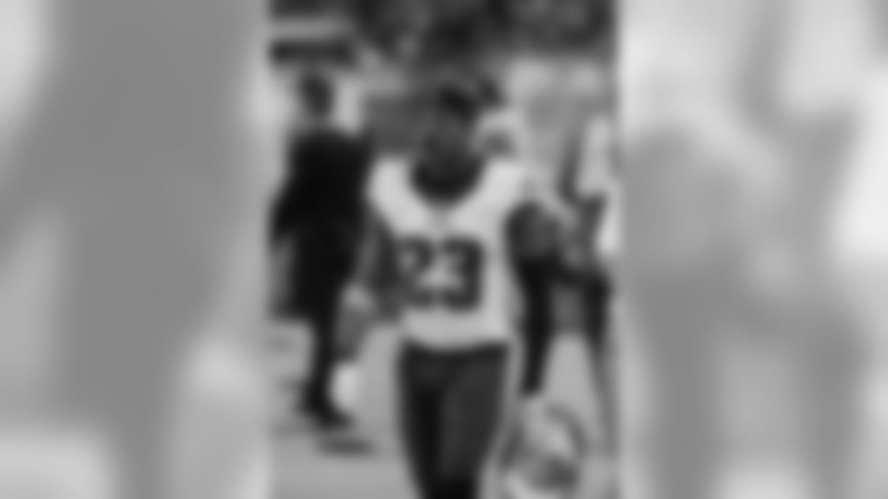 Philadelphia Eagles defensive back Rodney McLeod (23) walks on the sideline during the second half of an NFL football game against the Chicago Bears, Monday, Sept. 19, 2016, in Chicago. (AP Photo/Charles Rex Arbogast)
