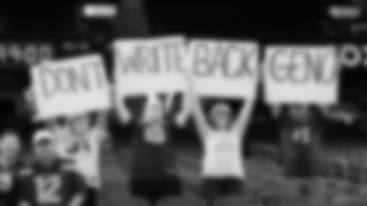 Seahawks fans had a message for quarterback Geno Smith, echoing his statement from earlier in the season.