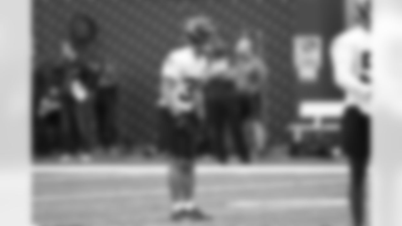 Seahawks rookies take part in rookie minicamp at Renton's Virginia Mason Athletic Center on May 7, 2022.