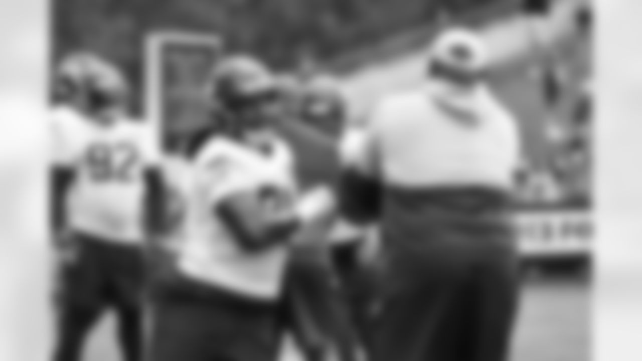 Seahawks players take the field for Training Camp public practice #15 on August 19, 2021.