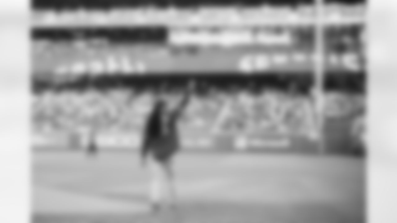 Former Seahawk Richard Sherman threw out the first pitch ahead of the Mariners game at T-Mobile Park on August 25, 2023.