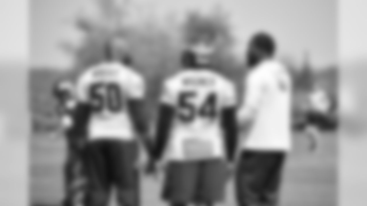 LB K.J. Wright, left, LB Bobby Wagner, middle, and SS Kam Chancellor, right