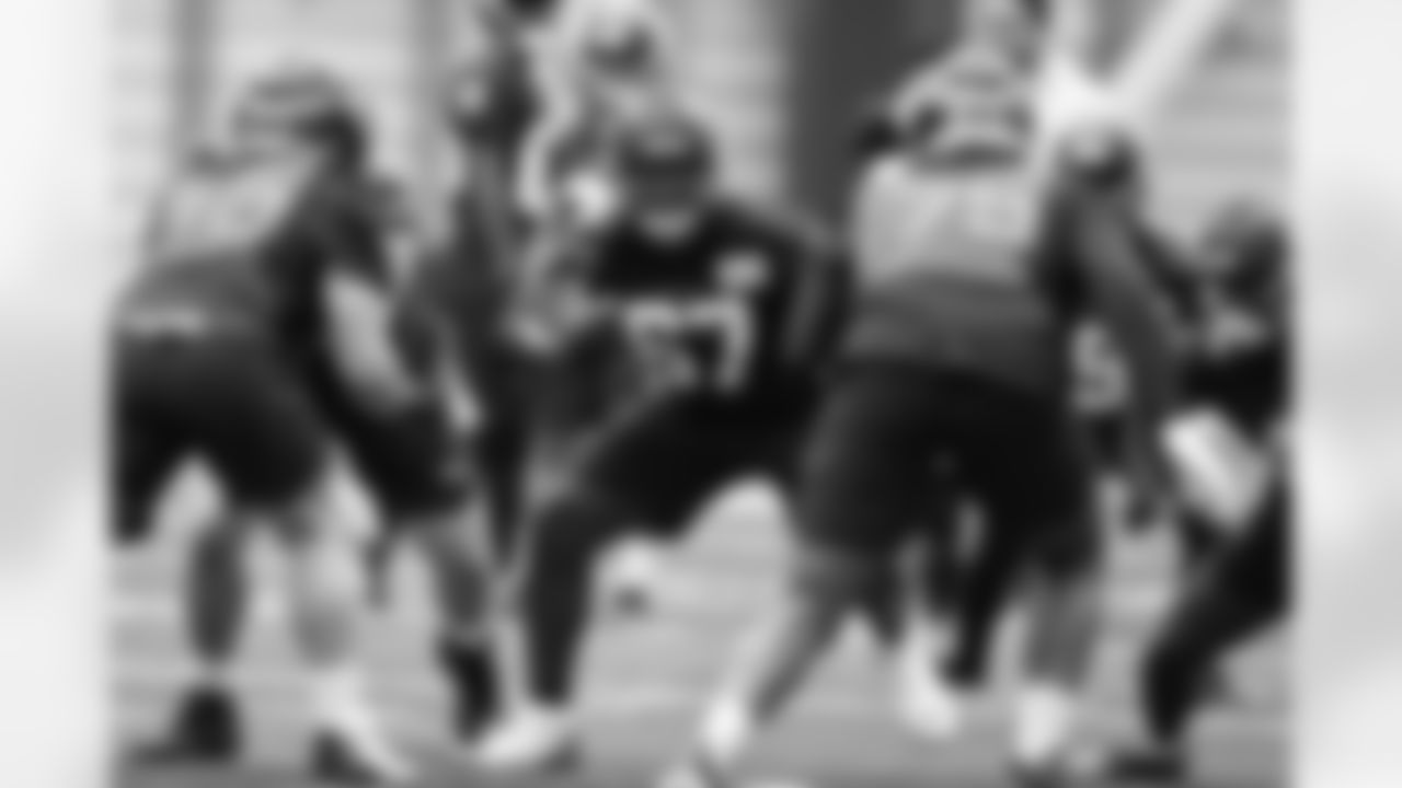 Seahawks rookies take part in rookie minicamp at Renton's Virginia Mason Athletic Center on May 6, 2022.