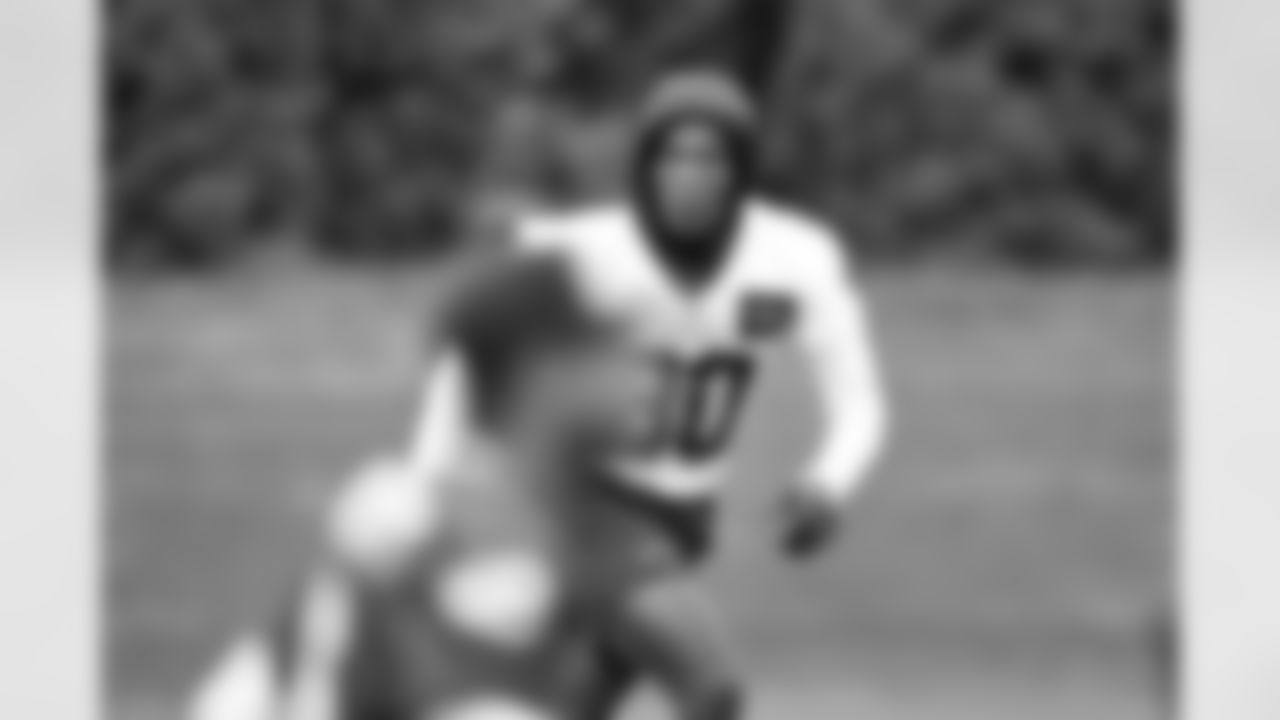 Seahawks cornerback Michael Jackson (30) at practice ahead of their preseason Thursday matchup at the Virginia Mason Athletic Center in Renton, Wash. on Aug. 9, 2023.