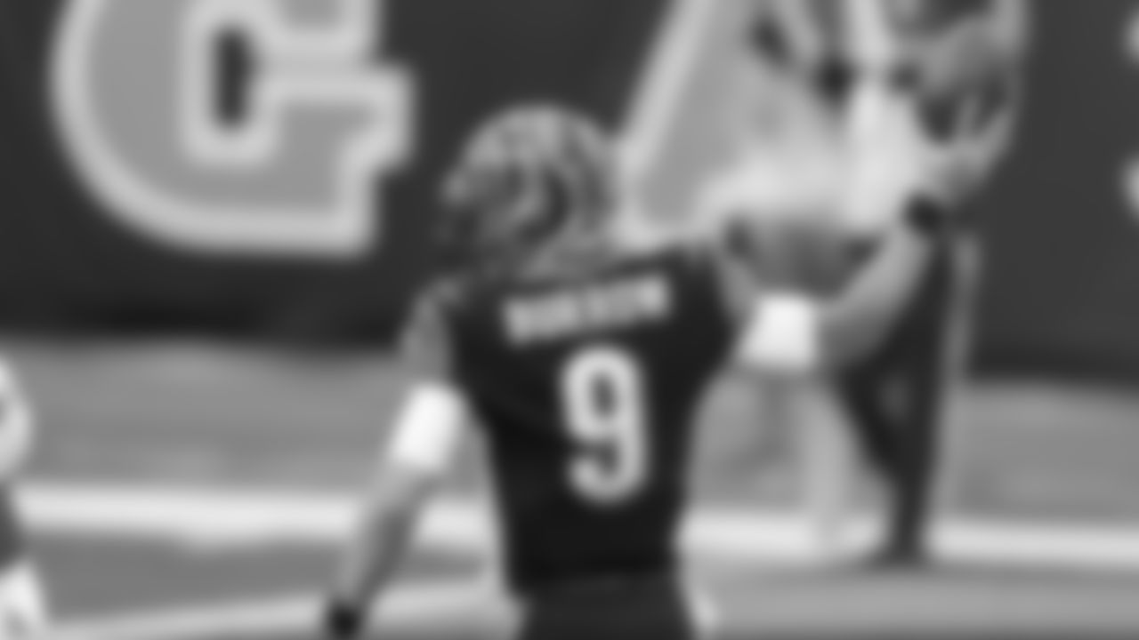 2021 Fantasy Football Quarterback #10: Cincinnati Bengals Quarterback Joe Burrow (AP Photo/Aaron Doster)