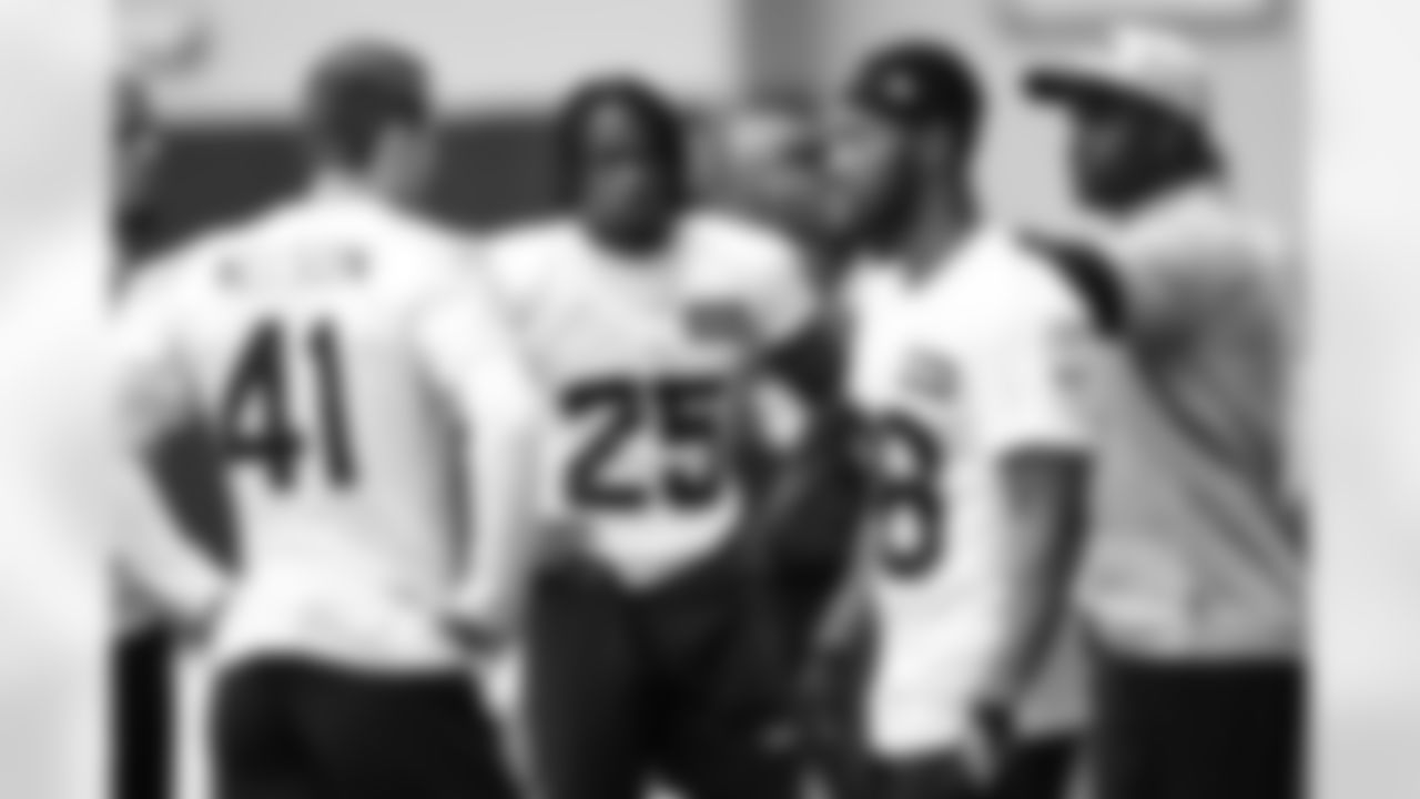 Seahawks rookies take part in rookie minicamp at Renton's Virginia Mason Athletic Center on May 6, 2022.