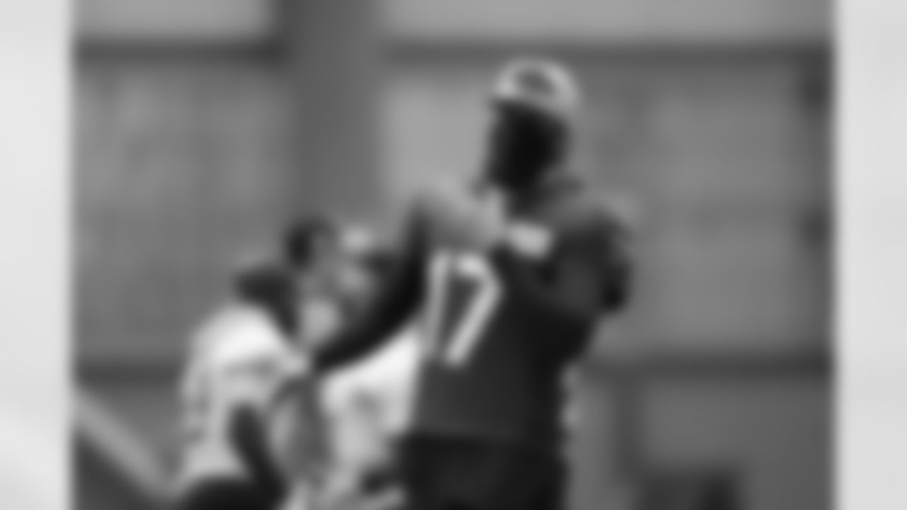 Seahawks players practice at the Virginia Mason Athletic Center in Renton on January 5, 2021.
