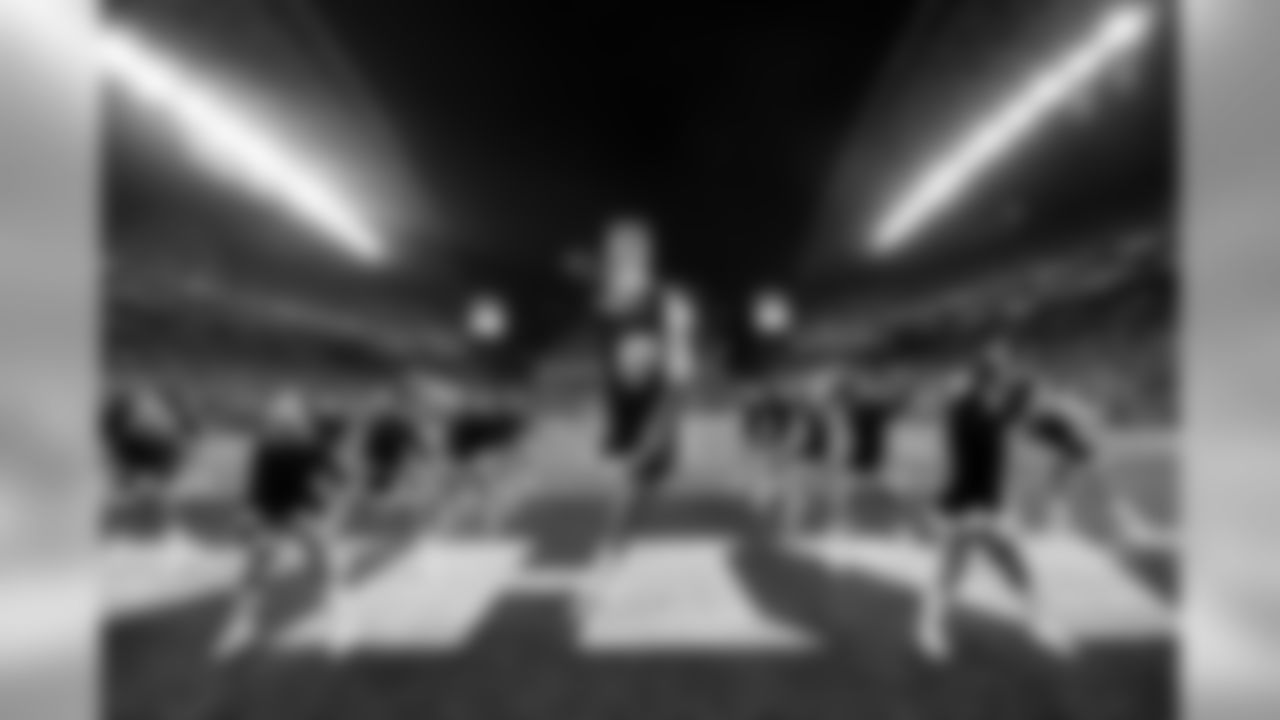 Kelsey G.'s dance technique is extensive - check out this amazing jump featured in our routine to "Candy Cane Lane"!