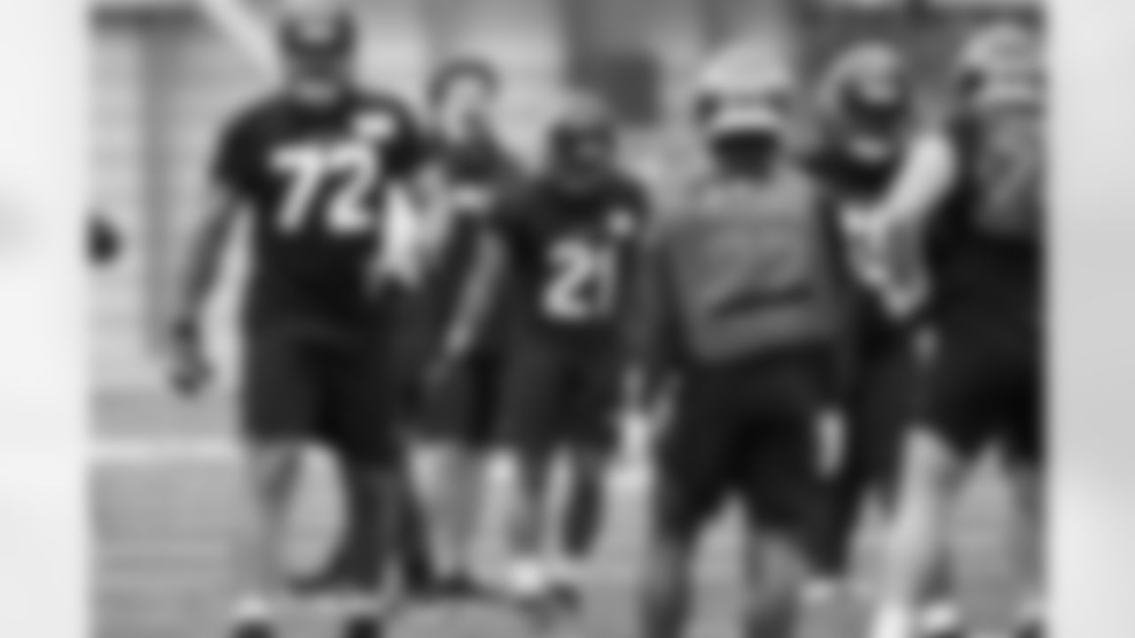 Seahawks rookies take part in rookie minicamp at Renton's Virginia Mason Athletic Center on May 7, 2022.