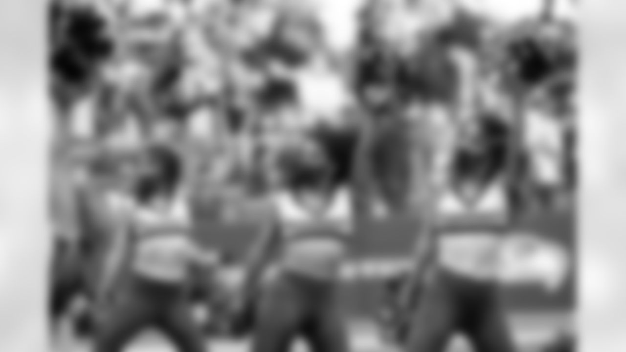 Seahawks Dancers perform during preseason Week 2 vs. the Tennessee Titans at Lumen Field.