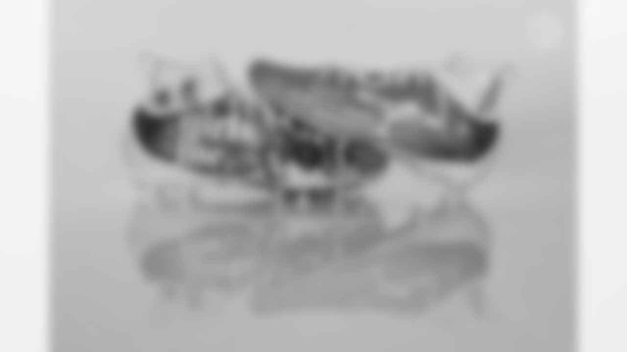Pittsburgh Steelers quarterback Joshua Dobbs (5) will showcase his custom cleats supporting National Alopecia Areata Foundation and Girls Inc. during Week 13. (Karl Roser / Pittsburgh Steelers)