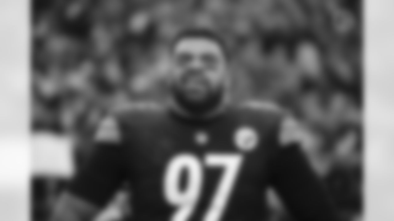 Pittsburgh Steelers defensive tackle Cameron Heyward (97) during a regular season game between the Pittsburgh Steelers and the Detroit Lions, Sunday, Nov. 14, 2021 in Pittsburgh, PA. The Steelers and the Lions tied in OT 16-16. (Caitlyn Epes / Pittsburgh Steelers)