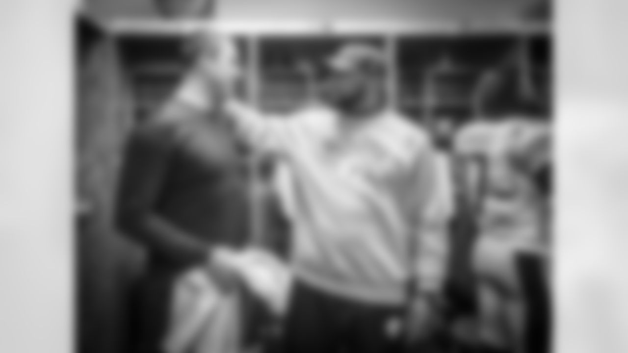Head coach Mike Tomlin and Ben Roethlisberger