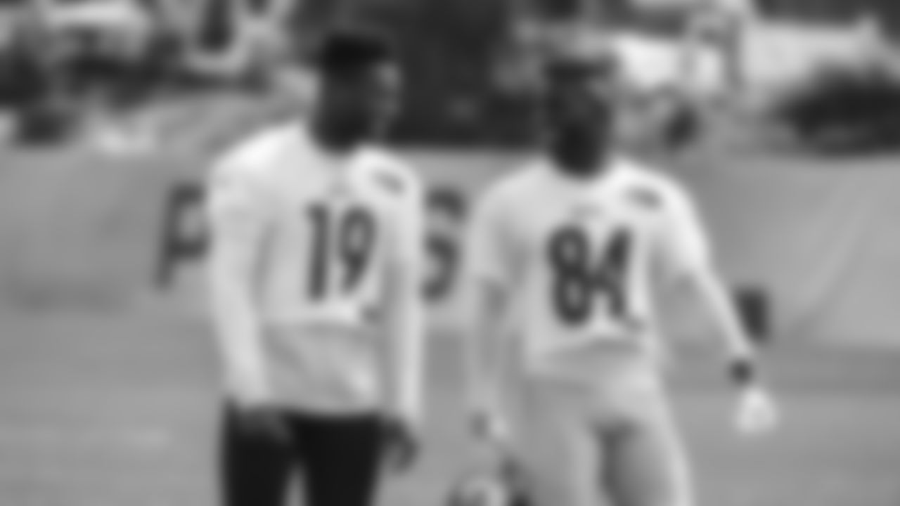 JuJu Smith-Schuster and Antonio Brown