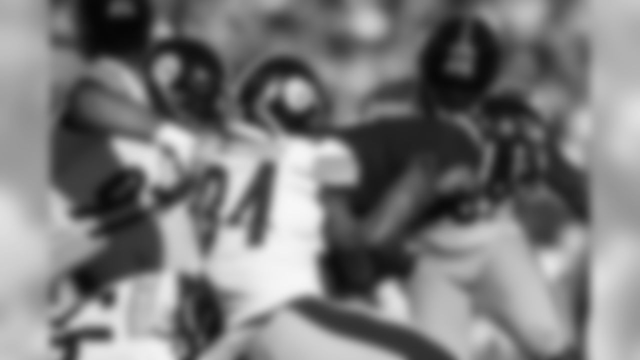 Terrell Edmunds, Cameron Heyward, Vince Williams, and Anthony Chickillo