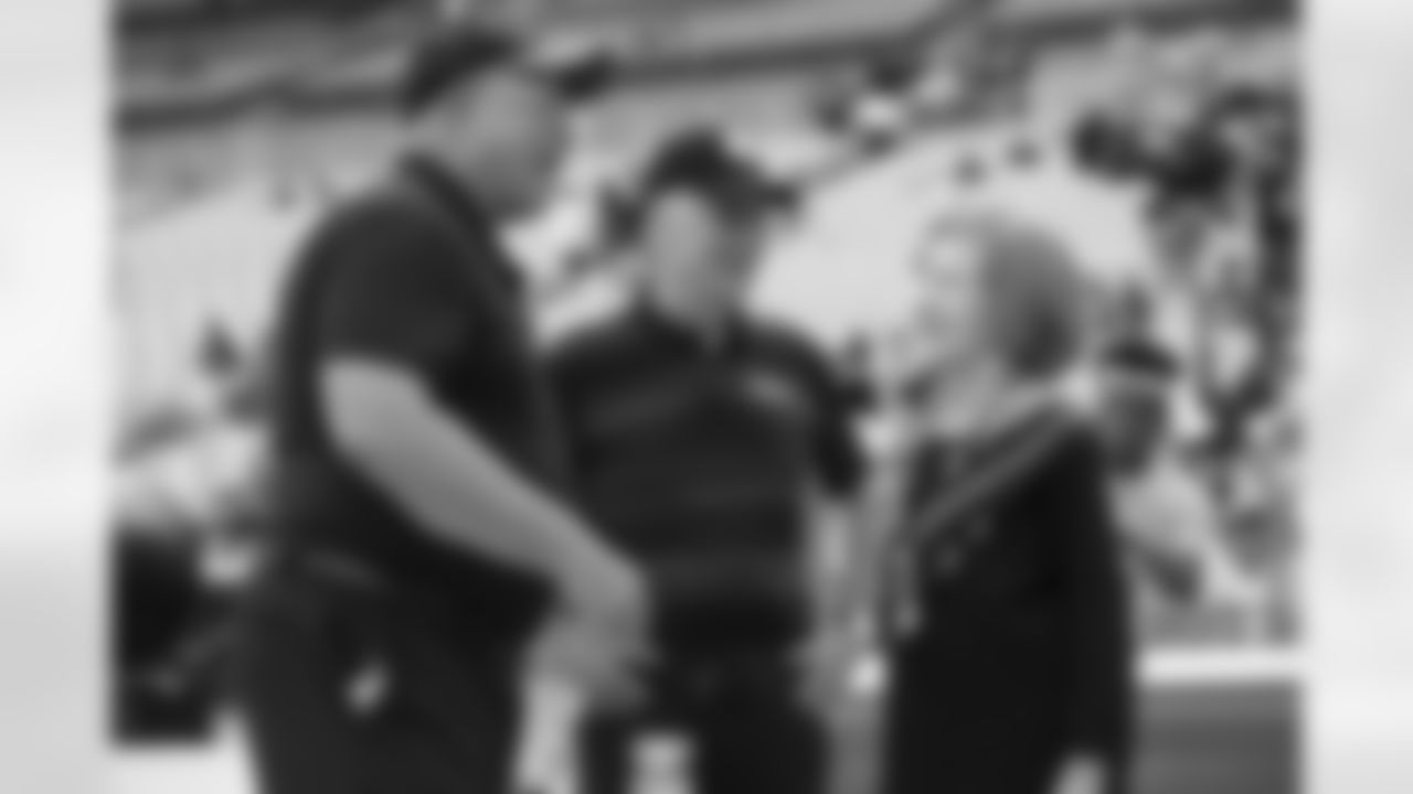 David Tepper, Art Rooney II, and Mrs. Patricia Rooney