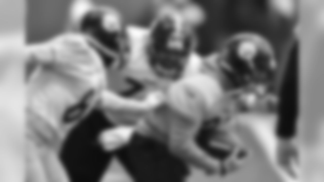 Jordan Dangerfield, Ramon Foster, and Antonio Brown