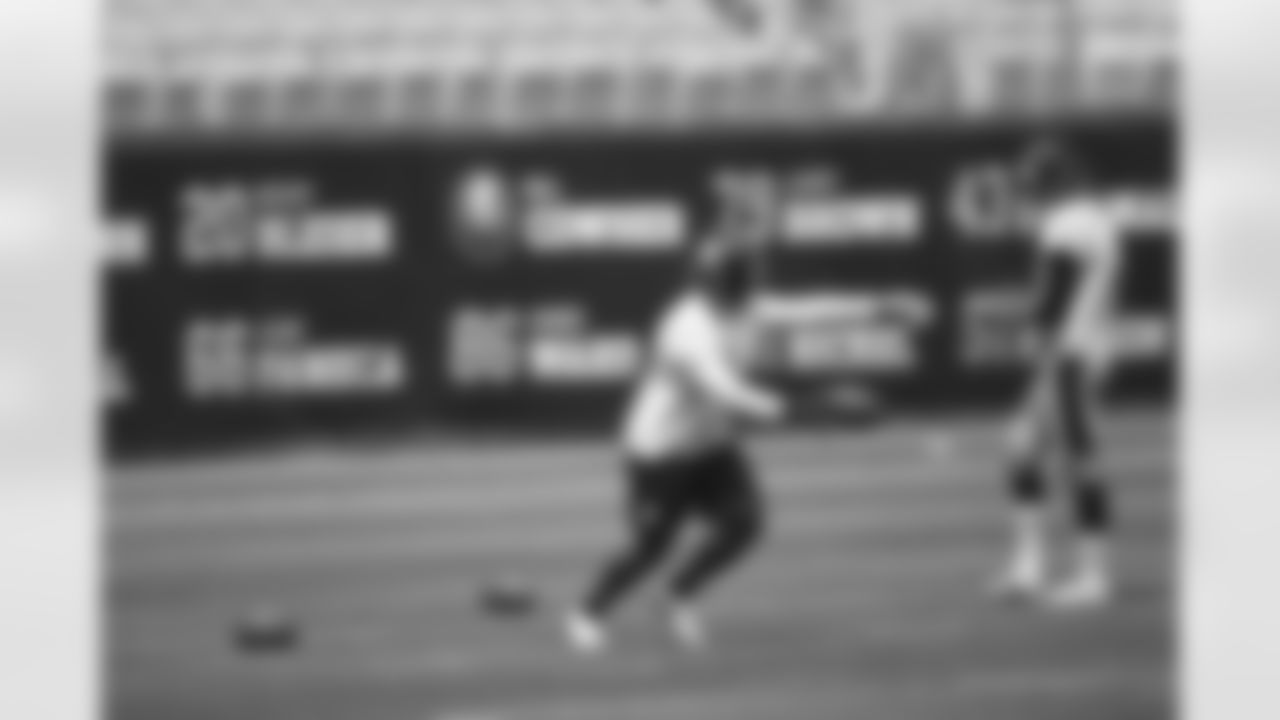Pittsburgh Steelers punter Pressley Harvin III (6) trains at Heinz Field during the 2021 Steelers Camp, Thursday, July 29, 2021 in Pittsburgh, PA. (Caitlyn Epes / Pittsburgh Steelers)