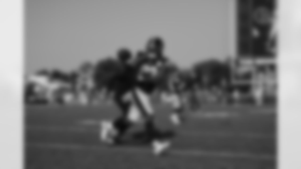 Pittsburgh Steelers running back Najee Harris (22) during a Hall of Fame game between the Pittsburgh Steelers and the Dallas Cowboys, Thursday, Aug. 5, 2021 in Canton, OH. (Karl Roser / Pittsburgh Steelers)