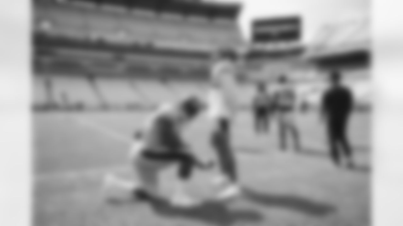 Pittsburgh Steelers linebacker Tuzar Skipper (51) and Pittsburgh Steelers safety Marcus Allen (27) train at Heinz Field during the Steelers 2020 Training Camp, Friday, Aug. 21, 2020 in Pittsburgh, PA. (Karl Roser / Pittsburgh Steelers)