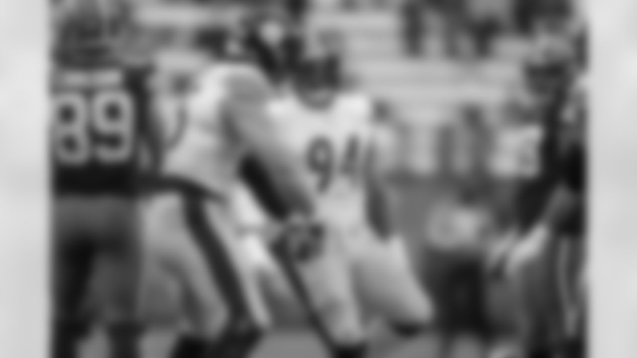 Pittsburgh Steelers nose tackle Chris Wormley (95) during a regular season game between the Pittsburgh Steelers and the Cleveland Browns, Sunday, Jan. 3, 2021 in Cleveland, OH. The Browns defeated the Steelers 24-22. (Karl Roser / Pittsburgh Steelers)