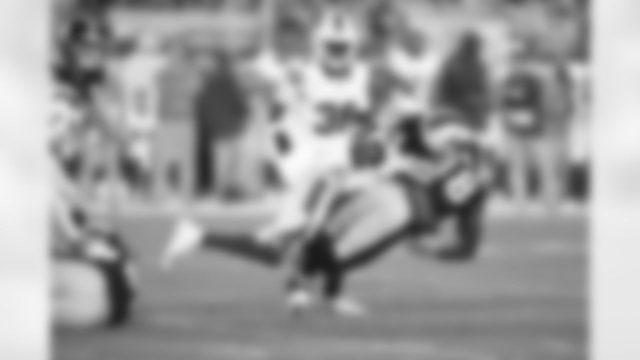 Pittsburgh Steelers running back Greg Bell (38) during a preseason game between the Pittsburgh Steelers and the Buffalo Bills, Saturday, Aug. 19, 2023 in Pittsburgh, PA. (Karl Roser / Pittsburgh Steelers)