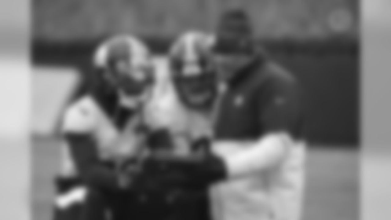 Joe Haden, Minkah Fitzpatrick and Teryl Austin