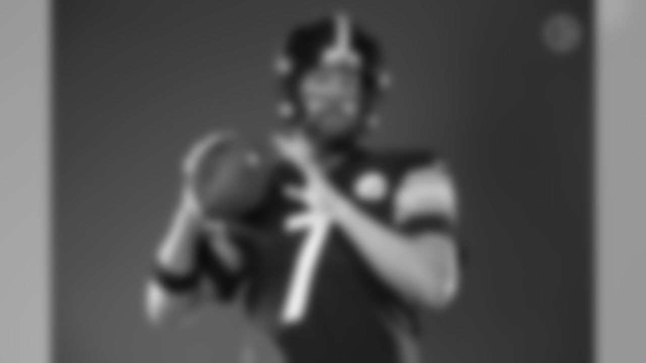 Pittsburgh Steelers quarterback Ben Roethlisberger (7) poses for a photo during the Steelers 2020 media day, Wednesday, Aug. 5, 2020 in Pittsburgh, PA. (Karl Roser / Pittsburgh Steelers)